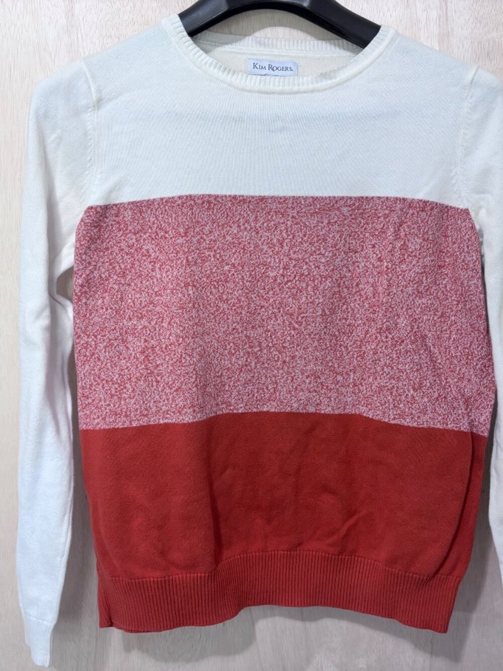 Kim Rogers Colorblock Sweater‎ Large